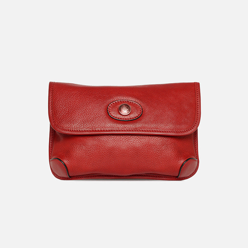 Women's Handmade Genuine Leather First Layer Cowhide Crossbody Bags