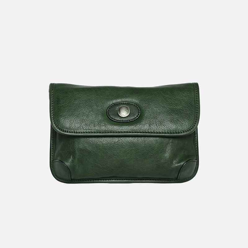 Women's Handmade Genuine Leather First Layer Cowhide Crossbody Bags