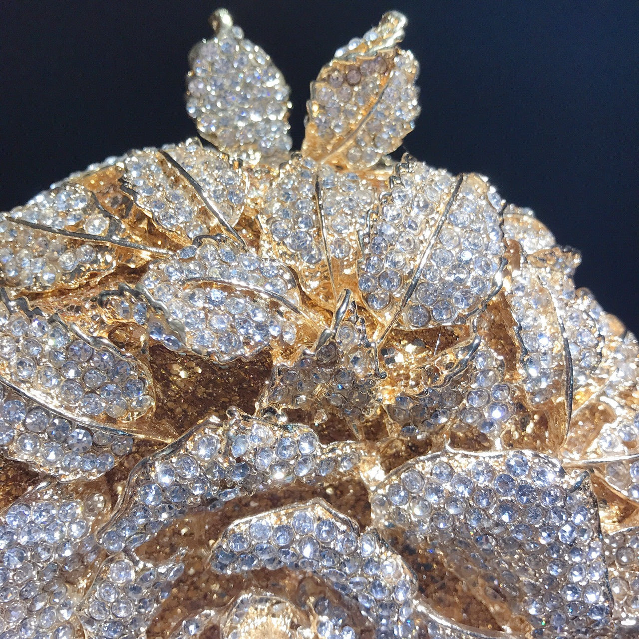 Diamond Flower Crystal Banquet Dress Clutch Evening Bags