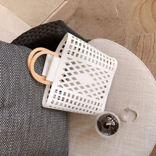 Elegant Fashion Simple Vintage Wood Mother Handbags