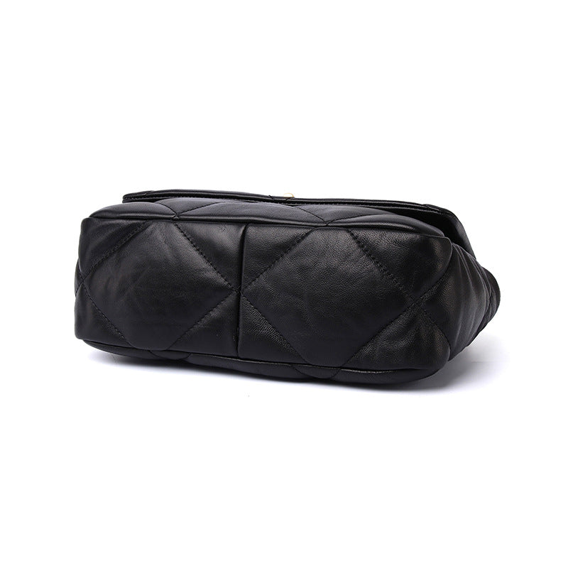 Women's All Sheepskin Classic Style Genuine Leather Crossbody Bags