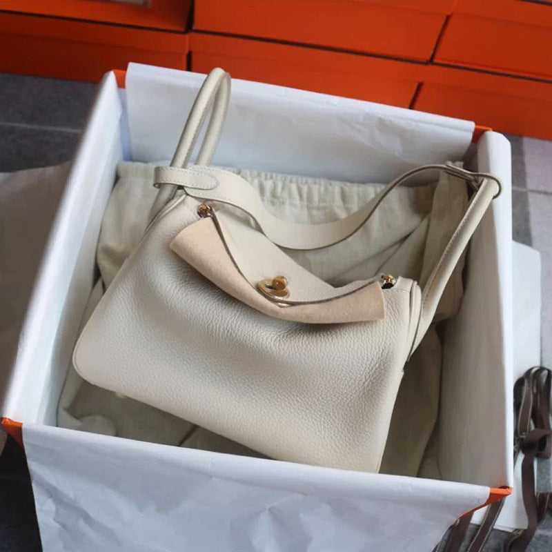 Women's Layer Cowhide Lindy Gold Doctor Portable Bags