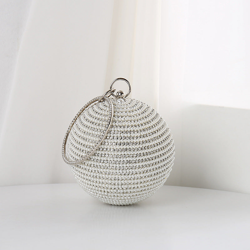 Round High Quality Pearl Dress Yan Evening Bags