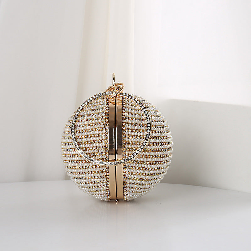 Round High Quality Pearl Dress Yan Evening Bags