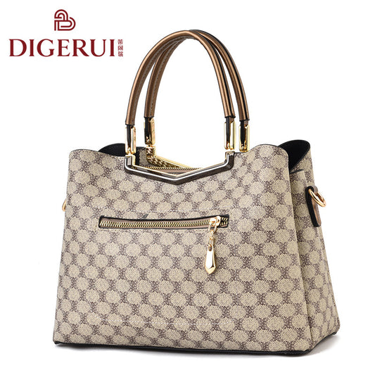 Women's Fashion Fashionable Large Capacity Portable Printed Handbags