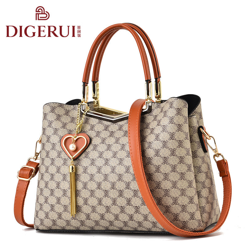 Women's Fashion Fashionable Large Capacity Portable Printed Handbags