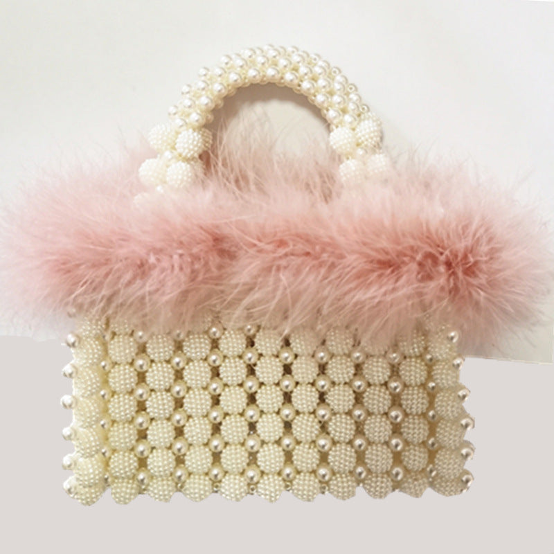 Waxberry Ball Hand-woven Beads Pearl Night Handbags