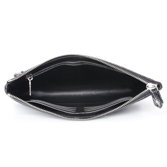 Men's Light Luxury Belly Envelope Strap Zipper Men's Handbags
