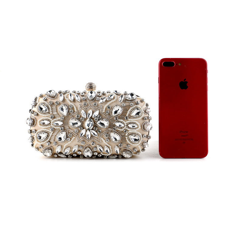 Women's Diamond Fashion Party Banquet Clutch Wear Bags
