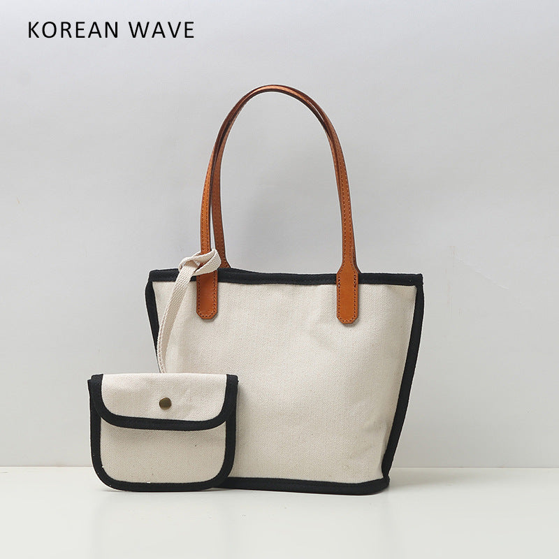Women's Style Fashion Canvas Mother Simple Clutch Shoulder Bags