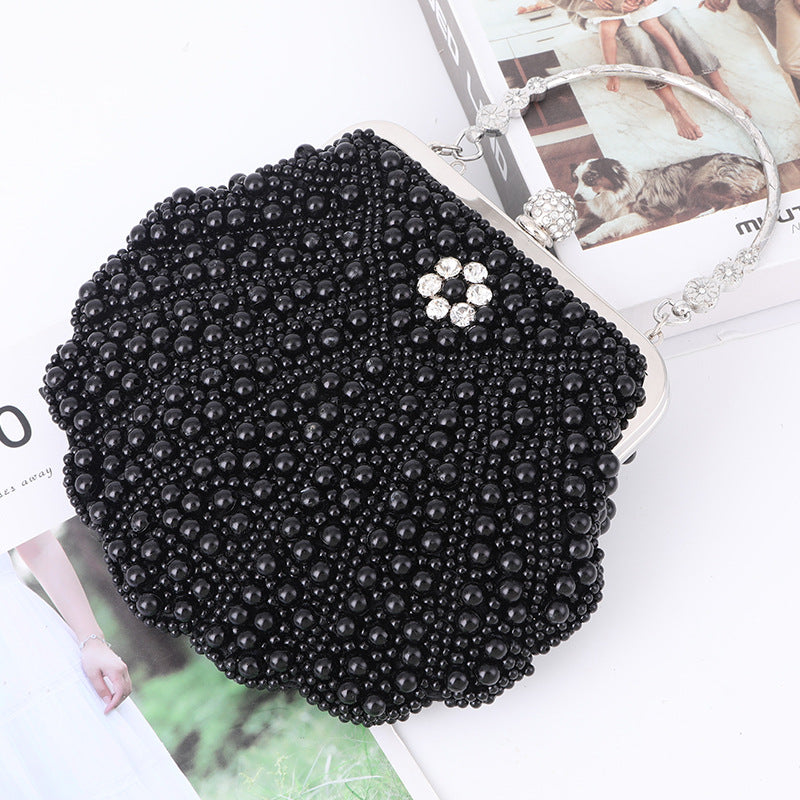Women's Pearl Shell Dinner Handmade Banquet Clutch Bags