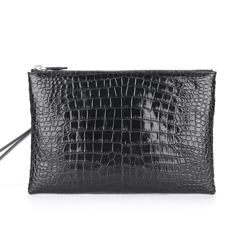 Men's Light Luxury Belly Envelope Strap Zipper Men's Handbags
