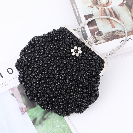 Women's Pearl Shell Dinner Handmade Banquet Clutch Bags