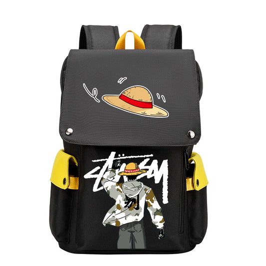 Men's Finding Flying Large Capacity Junior High Backpacks