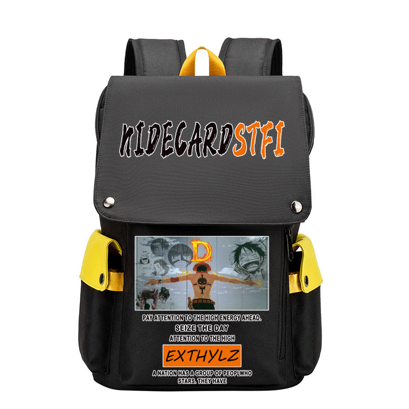 Men's Finding Flying Large Capacity Junior High Backpacks