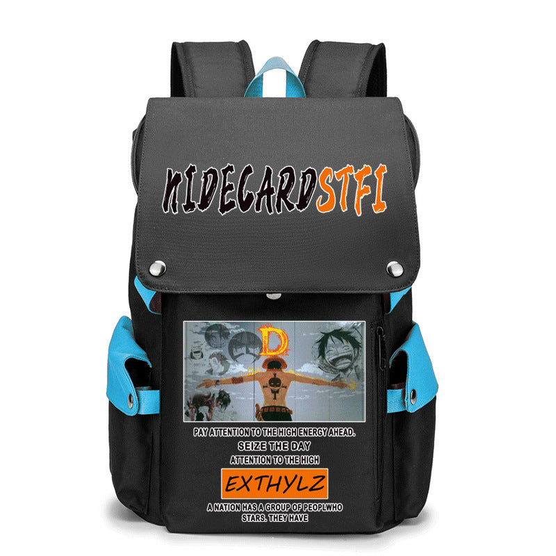 Men's Finding Flying Large Capacity Junior High Backpacks