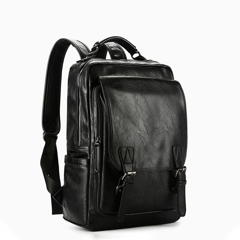 Men's Fashion Simple Large Capacity Green Computer Backpacks