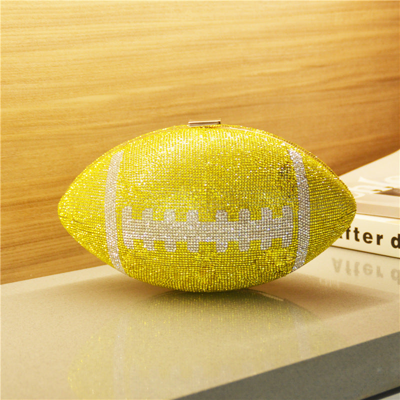 Women's Rhinestone Rugby Plastic Diamond Ball Party Evening Bags