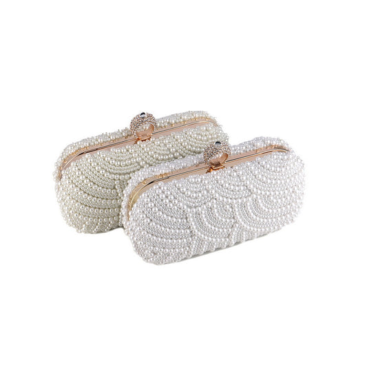 Pearl Embroidery Dinner Banquet Clutch Dress Evening Bags