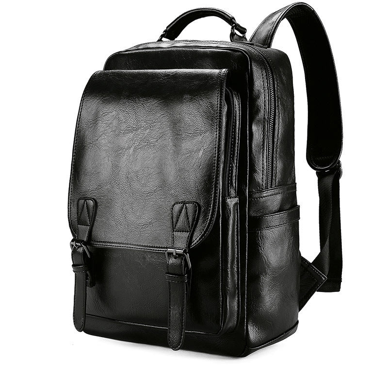 Men's Fashion Simple Large Capacity Green Computer Backpacks