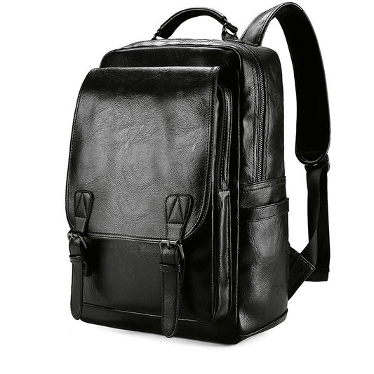 Men's Fashion Simple Large Capacity Green Computer Backpacks