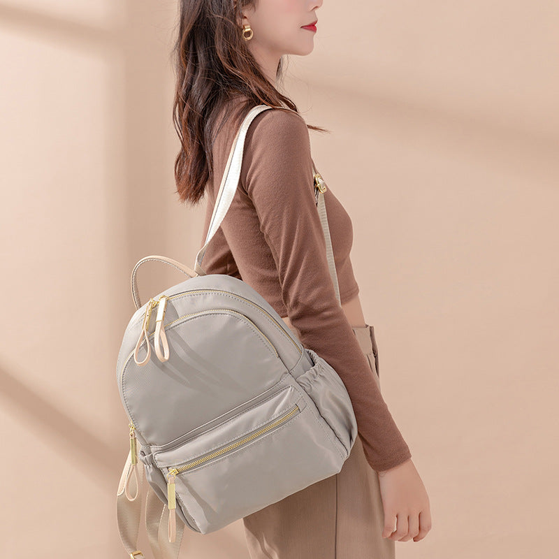 Women's Korean Fashion College Canvas Oxford Cloth Backpacks