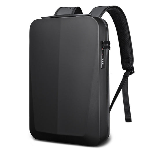 Men's Plastic Hard Shell Computer Business Waterproof Backpacks