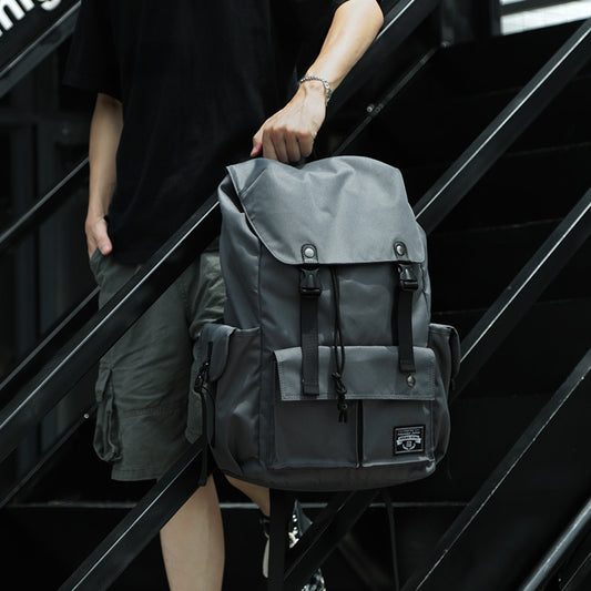 Men's Large Capacity Waterproof Rucksack Fashion College Backpacks