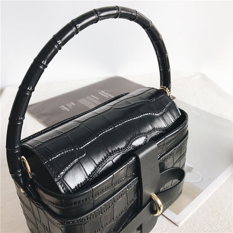 Women's Retro High Sense Box Vegetable Basket Crossbody Bags