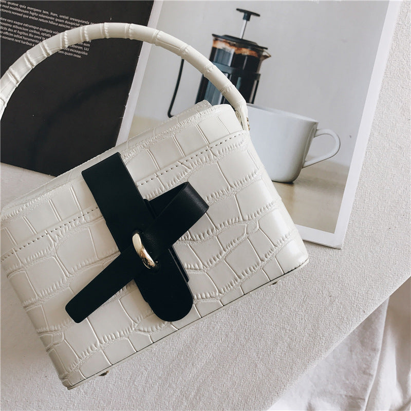 Women's Retro High Sense Box Vegetable Basket Crossbody Bags