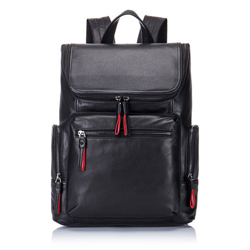 Men's Fashion Genuine Leather Crocodile Pattern Creative Backpacks