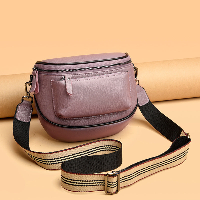 Women's Genuine Leather Simple Stylish First Layer Shoulder Bags