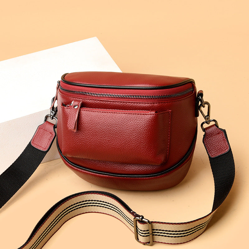 Women's Genuine Leather Simple Stylish First Layer Shoulder Bags
