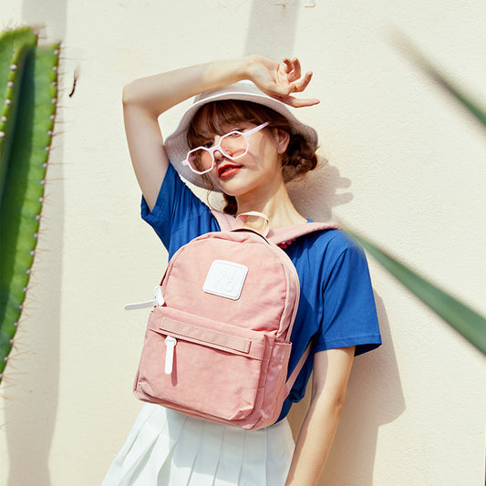 Campus High Nylon Waterproof Leisure Cute Backpacks