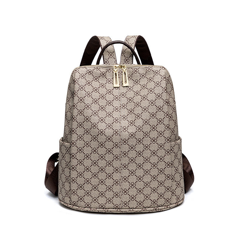 Women's Korean Style Easy To Match Fashion Large Backpacks