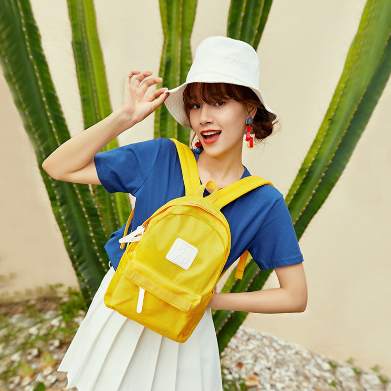 Campus High Nylon Waterproof Leisure Cute Backpacks
