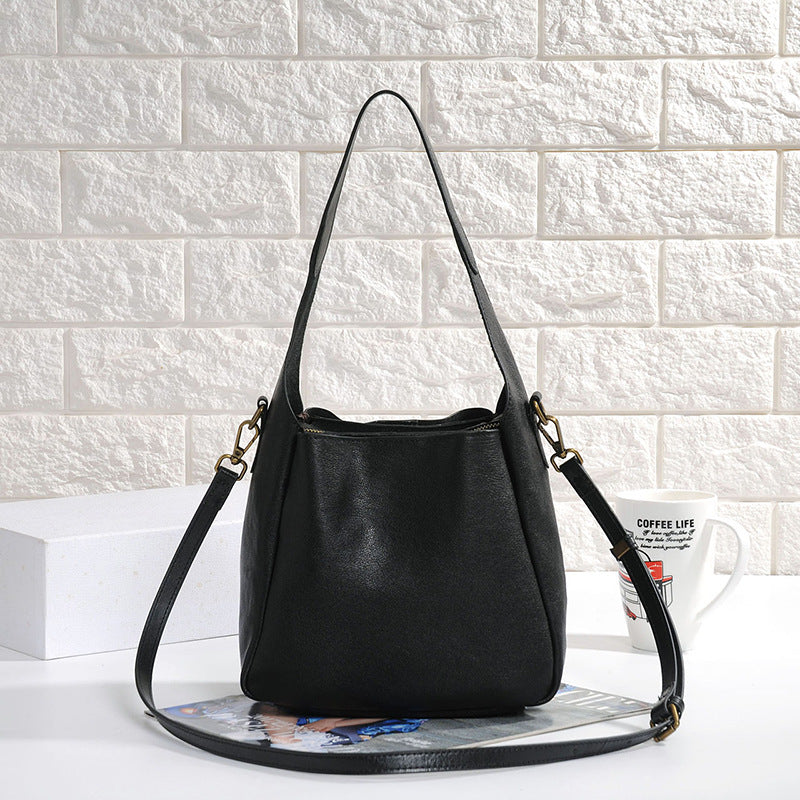 Women's Retro Genuine Leather Fashion First Layer Shoulder Bags