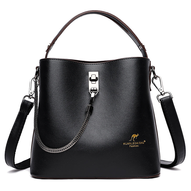 Women's New Large Capacity Fashion Leather Bags