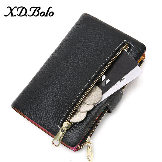 Women's Fashion Zipper Hasp Korean Style Ladies Wallets