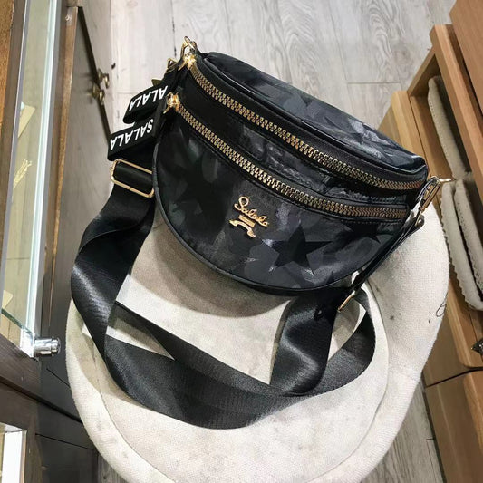 Textured Nylon Style Versatile Large Capacity Crossbody Bags
