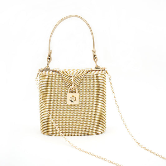 Portable Diamond Gem Personalized Dress Matching Evening Bags