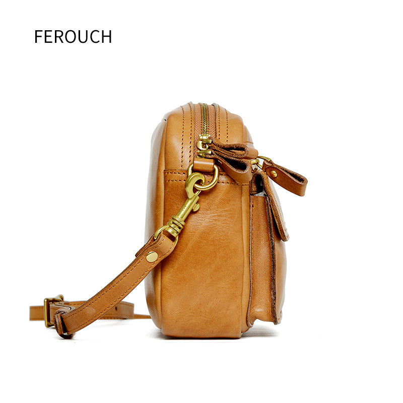 Women's & Men's & Vintage First Layer Cowhide Handmade Shoulder Bags