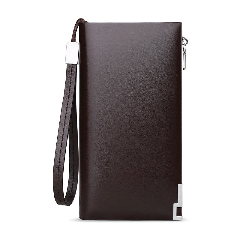 Men's Emperor Paul Long Genuine Leather Large Capacity Men's Wallets
