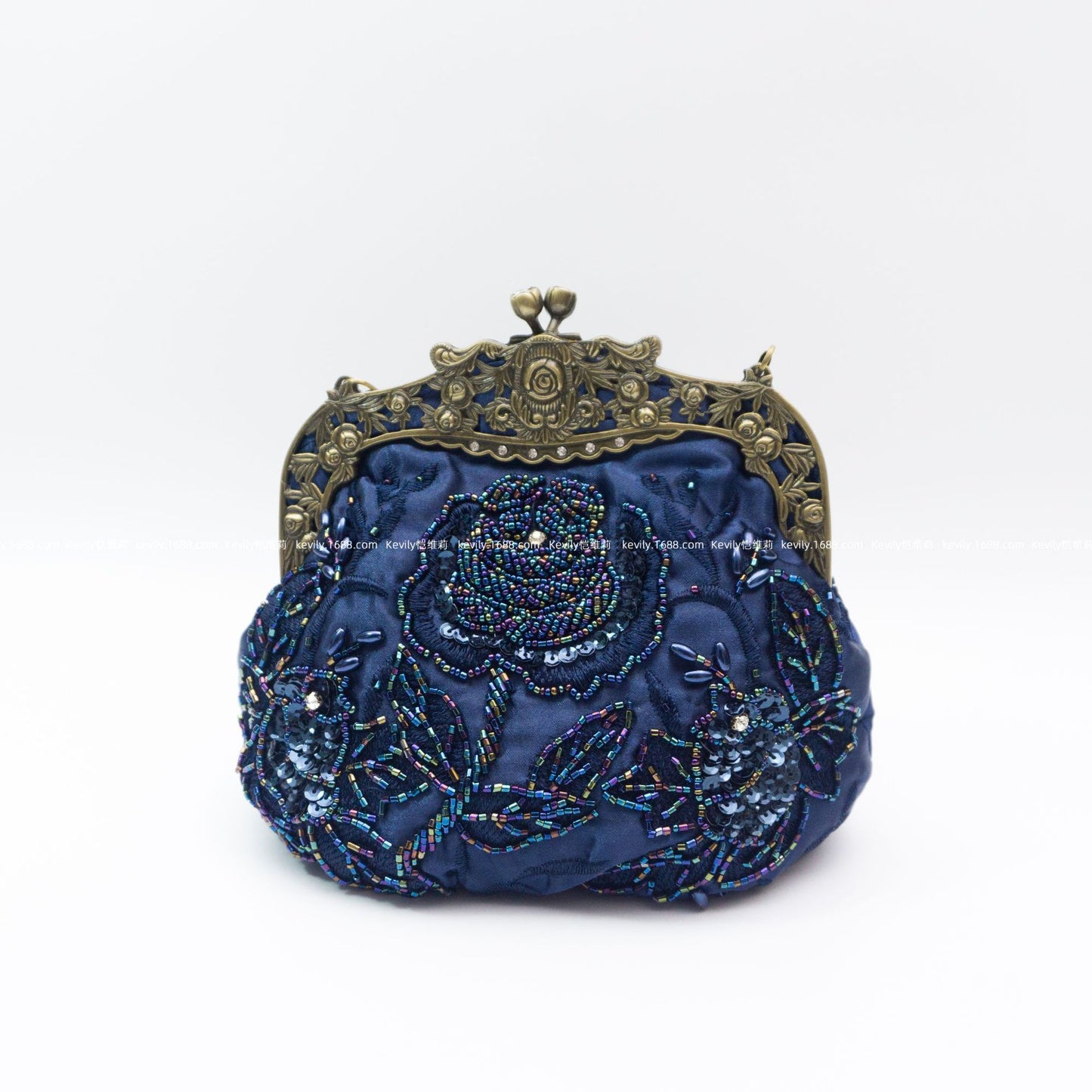 Kai Handmade Pearl Embroidery Flowers Dinner Evening Bags