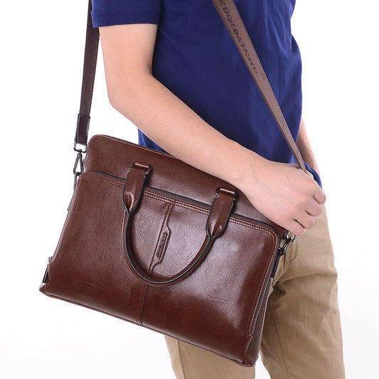 Men's Cool Kangaroo Business Computer Compartment Men's Handbags