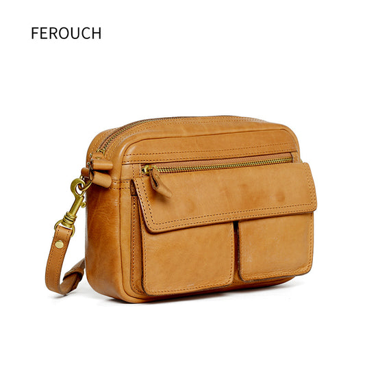 Women's & Men's & Vintage First Layer Cowhide Handmade Shoulder Bags