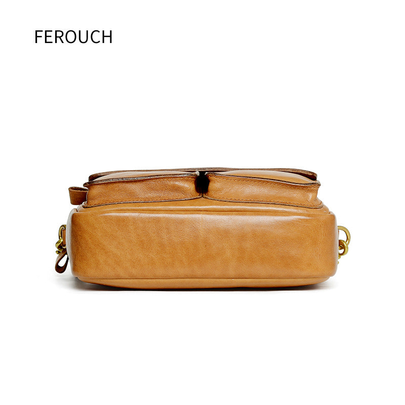 Women's & Men's & Vintage First Layer Cowhide Handmade Shoulder Bags