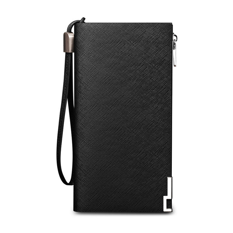 Men's Emperor Paul Long Genuine Leather Large Capacity Men's Wallets