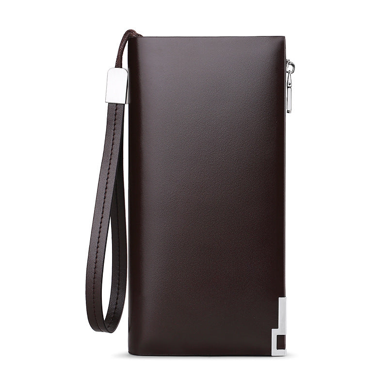 Men's Emperor Paul Long Genuine Leather Large Capacity Men's Wallets