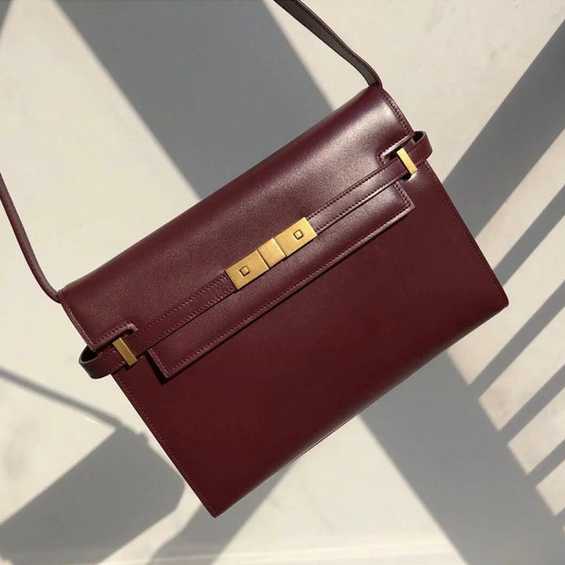 Women's Trendy Manhattan Crocodile Pattern Baguette Kelly Crossbody Bags